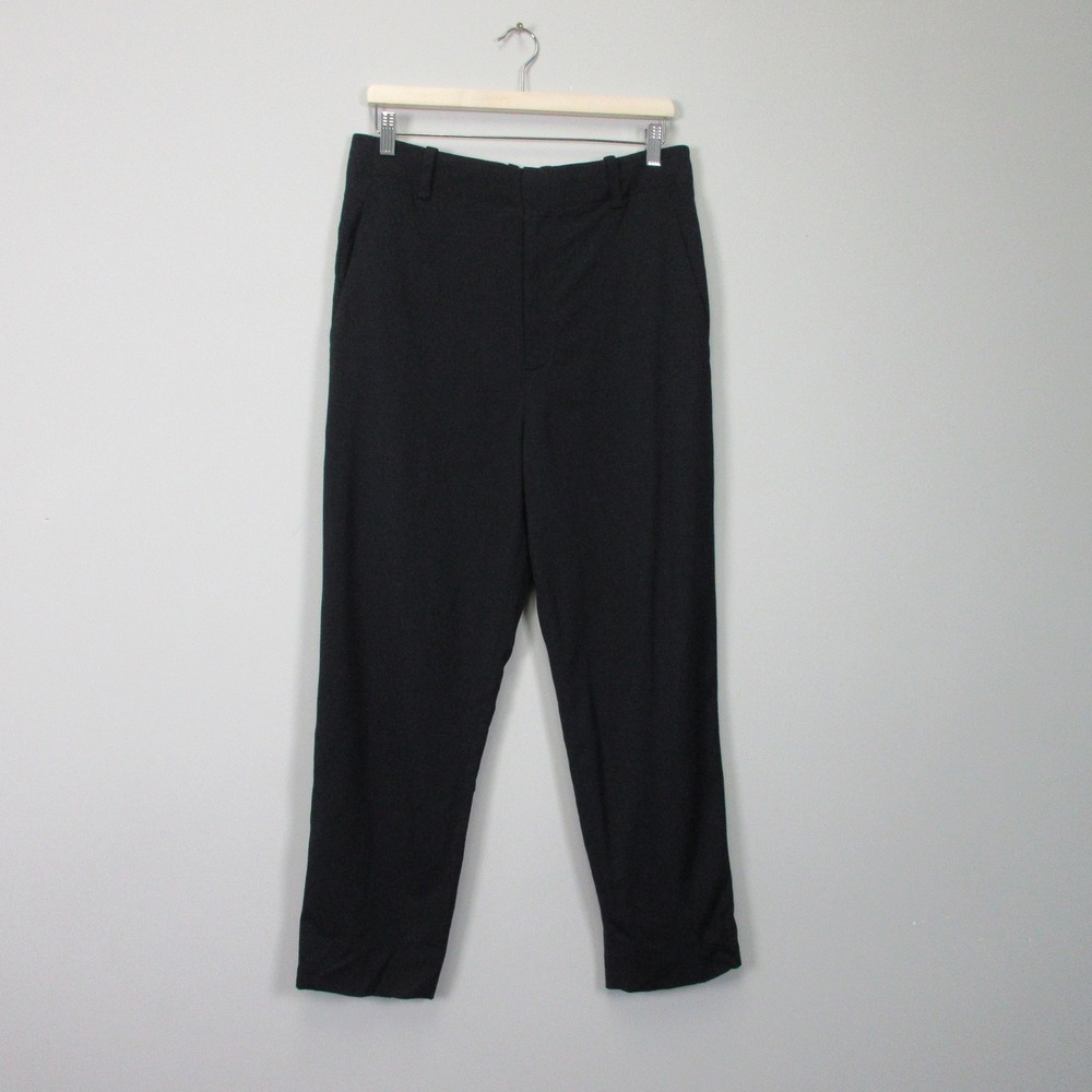 Vince Carrot Tapered Ankle Pants Women 10 Blue Viscose Career Casual 446